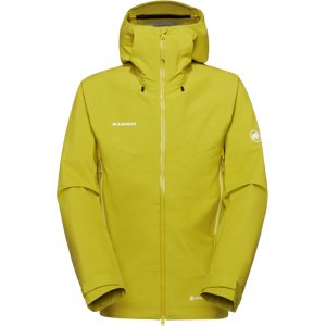 Mammut Nachhaltige 3-Lagen-Hardshelljacke Crater IV HS Hooded Jacket Men Gelb M