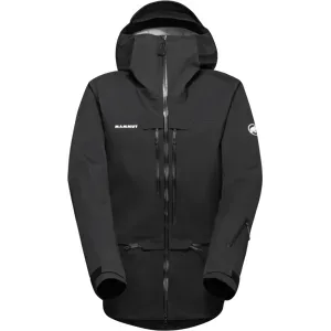 Mammut Freeride-Hardshelljacke mit umweltbewusstem Design Haldigrat HS Hooded Jacket Men Schwarz XXL