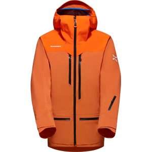 Mammut Abriebfeste Freeride-Hardshelljacke Eiger Free Pro HS Hooded Jacket Men Orange XXL