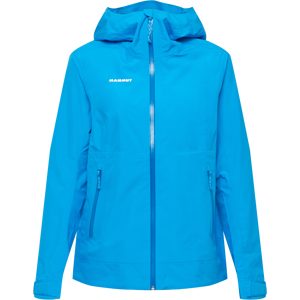 Mammut Leichte Hardshelljacke zum Wandern Alto Light HS Hooded Jacket Women Blau M