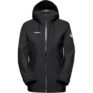 Mammut Leichte Hardshelljacke zum Wandern Alto Light HS Hooded Jacket Women Schwarz M