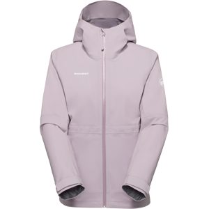Mammut Leichte, elastische Hardshelljacke zum Wandern Linard Guide HS Hooded Jacket Women Lila XL