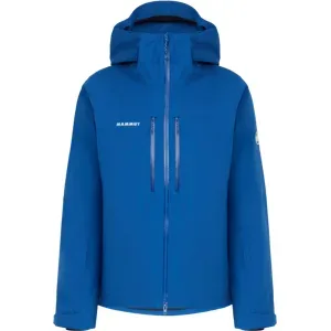 Mammut Isolierte All-Mountain-Skijacke Stoney HS Thermo Hooded Jacket Men Blau L