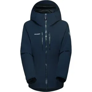 Mammut Isolierte All-Mountain-Skijacke Stoney HS Thermo Hooded Jacket Women Blau M