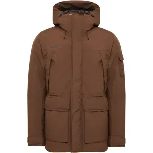 Mammut Warmer und wasserdichter urbaner Parka Obelisk Gore-Tex HS Thermo Coat Men Brown XL