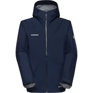 Mammut Funktionelle 3-lagige GORE-TEX Wanderjacke Crater Light HS Hooded Jacket Men Blau M