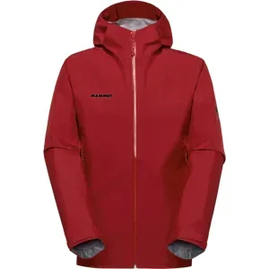 Mammut Funktionelle 3-lagige GORE-TEX Wanderjacke Crater Light HS Hooded Jacket Men Rot S