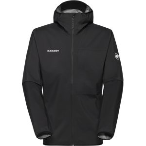 Mammut Kompakte minimalistische Hardshell-Wanderjacke Ducan Light HS Hooded Jacket Men Schwarz 3XL