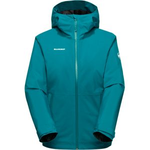 Mammut Wasserdichte Isolationsjacke zum Wandern Linard HS Thermo Hooded Jacket Women Grün L