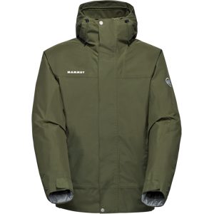 Mammut Wasserdichte Daunen-Isolationsjacke für den Alltag Treeline HS Thermo Hooded Jacket Men Grün M