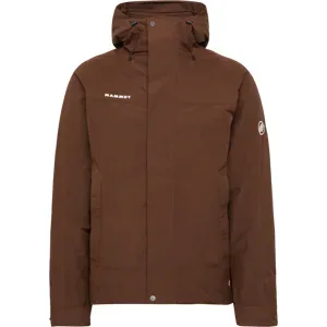 Mammut Wasserdichte Daunen-Isolationsjacke für den Alltag Treeline HS Thermo Hooded Jacket Men Brown XL