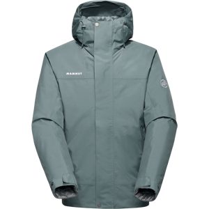 Mammut Wasserdichte Daunen-Isolationsjacke für den Alltag Treeline HS Thermo Hooded Jacket Men Grau M