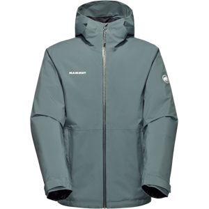 Mammut Wasserdichte Isolationsjacke zum Wandern Linard HS Thermo Hooded Jacket Men Grau XXL