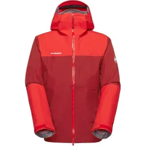 Mammut Wasserdichte Hardshell-Funktionsjacke für die Berge Alto Guide HS Hooded Jacket Men Rot XXL