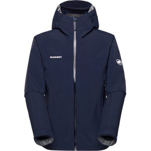 Mammut Leichte, zuverlässige Hardshelljacke für die Berge Crag HS Hooded Jacket Men Blau M