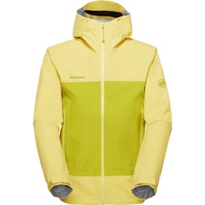 Mammut Leichte, zuverlässige Hardshelljacke für die Berge Crag HS Hooded Jacket Men Gelb XL