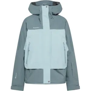 Mammut Leichte, isolierte Hardshell-Skijacke Haldigrat GTX HS Thermo Hooded Jacket Women Blau M