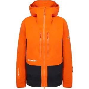 Mammut Leichte, atmungsaktive Freeride-Hardshelljacke Eiger Free Advanced HS Hooded Jacket Men Orange XL