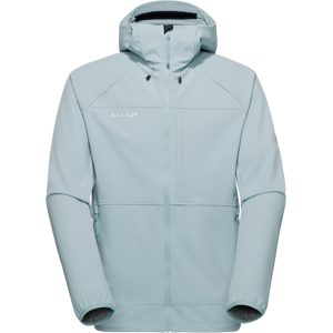Mammut Softshell-Wanderjacke für jede Saison Ultimate Comfort SO Hooded Jacket Men Blau XXL