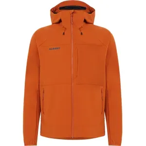 Mammut Softshell-Wanderjacke für jede Saison Ultimate Comfort SO Hooded Jacket Men Brown XL