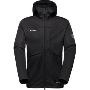 Mammut Vielseitig einsetzbare Softshelljacke für jede Saison Ultimate VIII SO Hooded Jacket Men Schwarz 3XL