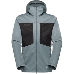 Mammut Vielseitig einsetzbare Softshelljacke für jede Saison Ultimate VIII SO Hooded Jacket Men Schwarz S