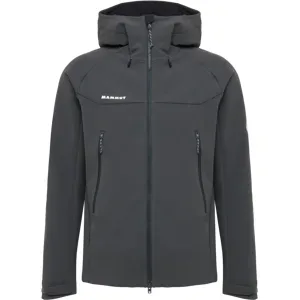 Mammut Softshelljacke für kalte Tage Winterfield SO Hooded Jacket Men Grau S