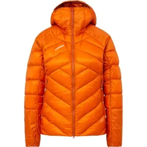 Mammut Sehr leichte Daunenjacke für alpine Bedingungen Taiss IN Hooded Jacket Women Brown M