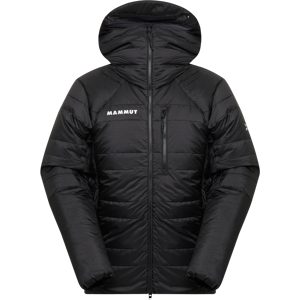 Mammut Extrawarme, strapazierfähige Daunen-Sicherungsjacke Eiger Nordwand Advanced Down IN Hooded Jacket Men Schwarz XL