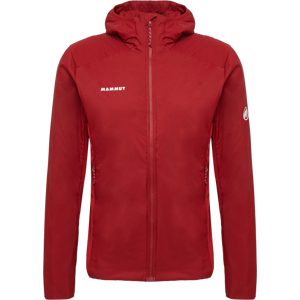 Mammut Leichte Hybrid-Isolationsjacke Rime Light IN Hybrid Hooded Jacket Men Rot XXL