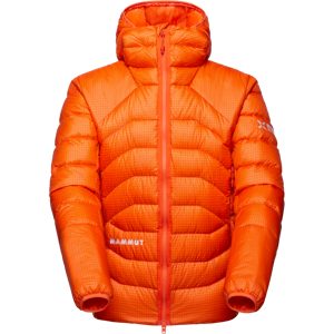 Mammut Vielseitige, leichte Daunen-Isolationsjacke Eiger Nordwand Light Down IN Hooded Jacket Men Orange M