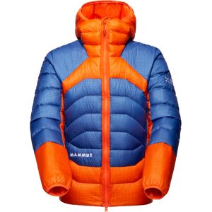 Mammut Vielseitige, leichte Daunen-Isolationsjacke Eiger Nordwand Light Down IN Hooded Jacket Men Orange M