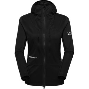 Mammut Vielseitige, wärmeregulierende Hybridjacke für die Berge Eiger Nordwand IN Flex Air Hybrid Hooded Jacket Women Schwarz L