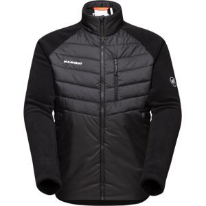 Mammut Weiche und wärmende Fleecejacke zum Wandern Innominata ML Hybrid Jacket Men Schwarz M