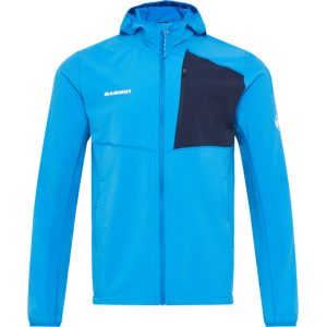 Mammut Federleichter Midlayer für Bergsport-Allrounder Madris Light ML Hooded Jacket Men Blau S