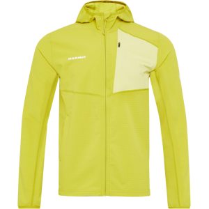 Mammut Federleichter Midlayer für Bergsport-Allrounder Madris Light ML Hooded Jacket Men Gelb S