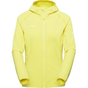 Mammut Federleichter Midlayer für Bergsport-Allrounder Madris Light ML Hooded Jacket Women Gelb XL