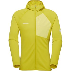 Mammut Unser leichtester Midlayer mit Kapuze Aenergy Light ML Hooded Jacket Men Gelb S