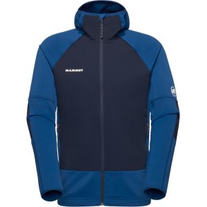 Mammut Abriebfester, dehnbarer Midlayer zum Klettern Massone ML Hooded Jacket Men Blau XL