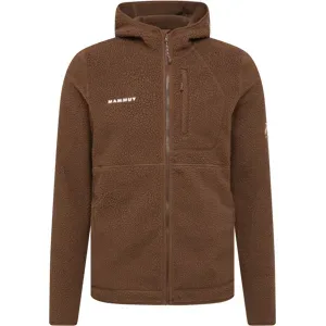 Mammut Warme Sherpa-Fleecejacke für den Alltag Falera Pro ML Hooded Jacket Men Brown S