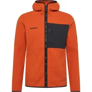 Mammut Midlayer-Wanderjacke aus recyceltem Polyester Tamaro ML Hooded Jacket Men Brown XL