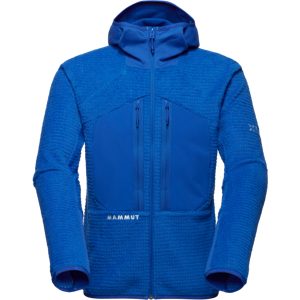 Mammut Warme, atmungsaktive Midlayer-Bergjacke Eiger Nordwand Pro ML Air Hooded Jacket Men Blau M