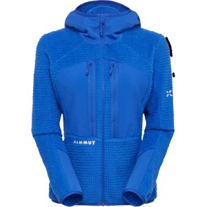 Mammut Warme, atmungsaktive Midlayer-Bergjacke Eiger Nordwand Pro ML Air Hooded Jacket Women Blau XL