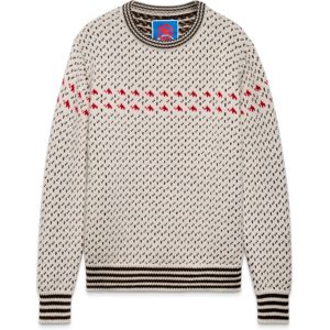 Mammut Formgestrickter Wollpullover im Vintage-Stil x Cabourn Direttissima Wool ML Sweater Brown XXL