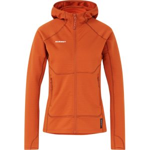 Mammut Warmer, schnelltrocknender Performance-Midlayer mit Kapuze Taiss ML Hooded Jacket Women Brown S