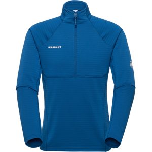 Mammut Warmer Performance-Midlayer mit Halbreissverschluss Taiss ML Half Zip Pull Men Blau XXL