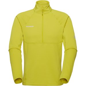 Mammut Warmer Performance-Midlayer mit Halbreissverschluss Taiss ML Half Zip Pull Men Gelb L