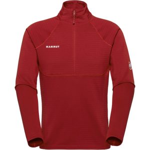 Mammut Warmer Performance-Midlayer mit Halbreissverschluss Taiss ML Half Zip Pull Men Rot M
