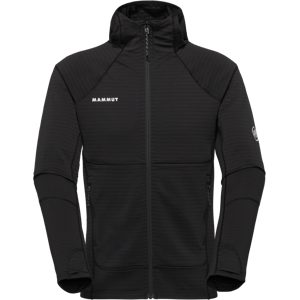 Mammut Warmer, schnelltrocknender Performance-Midlayer mit Kapuze Taiss ML Hooded Jacket Men Schwarz 3XL