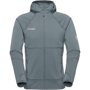 Mammut Warmer, schnelltrocknender Performance-Midlayer mit Kapuze Taiss ML Hooded Jacket Men Grau M